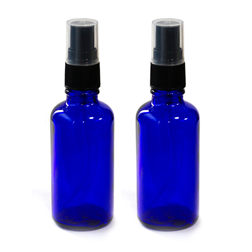 ガラス スプレー遮光ボトル 50ml × 2本セット