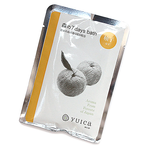 yuica 森の7days bath(日本産森のアロマの入浴剤)/ユズ