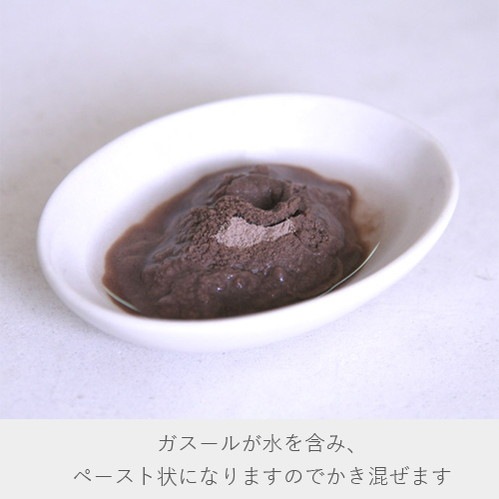 ナイアード ガスール粉末 2〜3分待つ