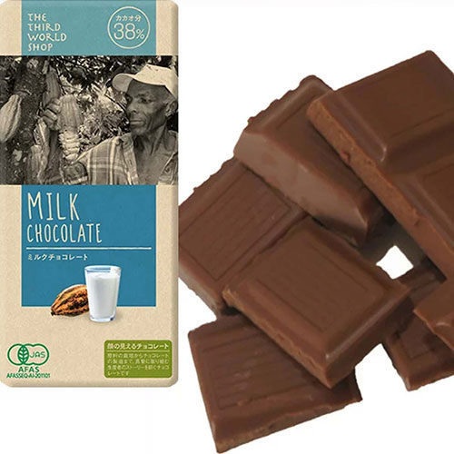 第3世界ショップ フェアトレードチョコレート 有機ミルクチョコレート