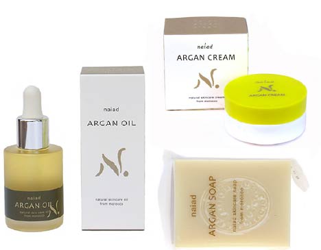 アルガンで潤う３点セット（アルガンオイル、アルガンクリーム、アルガン石けん）