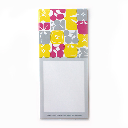 Atelier FORK YUYA LETTER PAPER 一筆箋 ガーデン(細長タイプ)