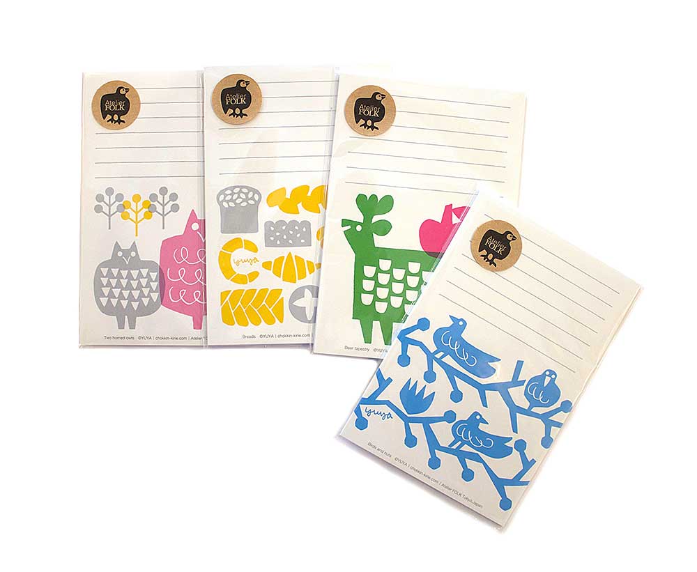 Atelier FORK YUYA LETTER PAPER 一筆箋